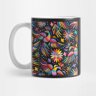 Mexican embroidery seamless pattern Mug